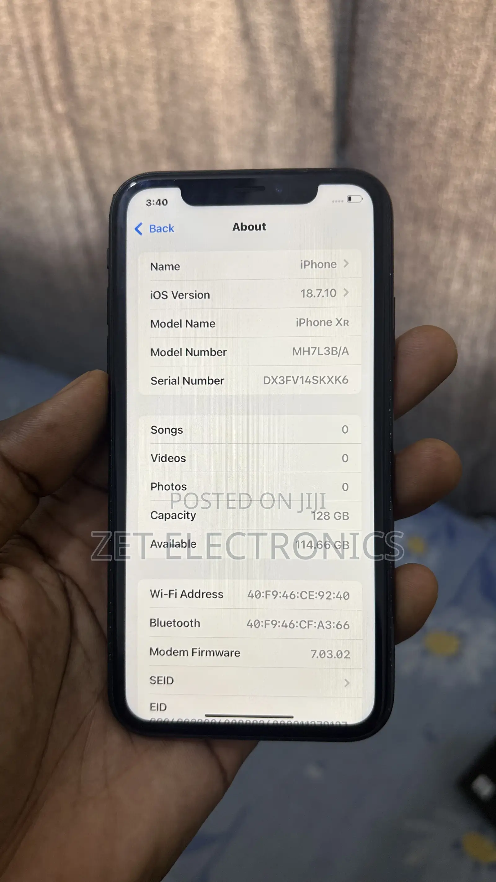 Apple iPhone XR 128 GB Black