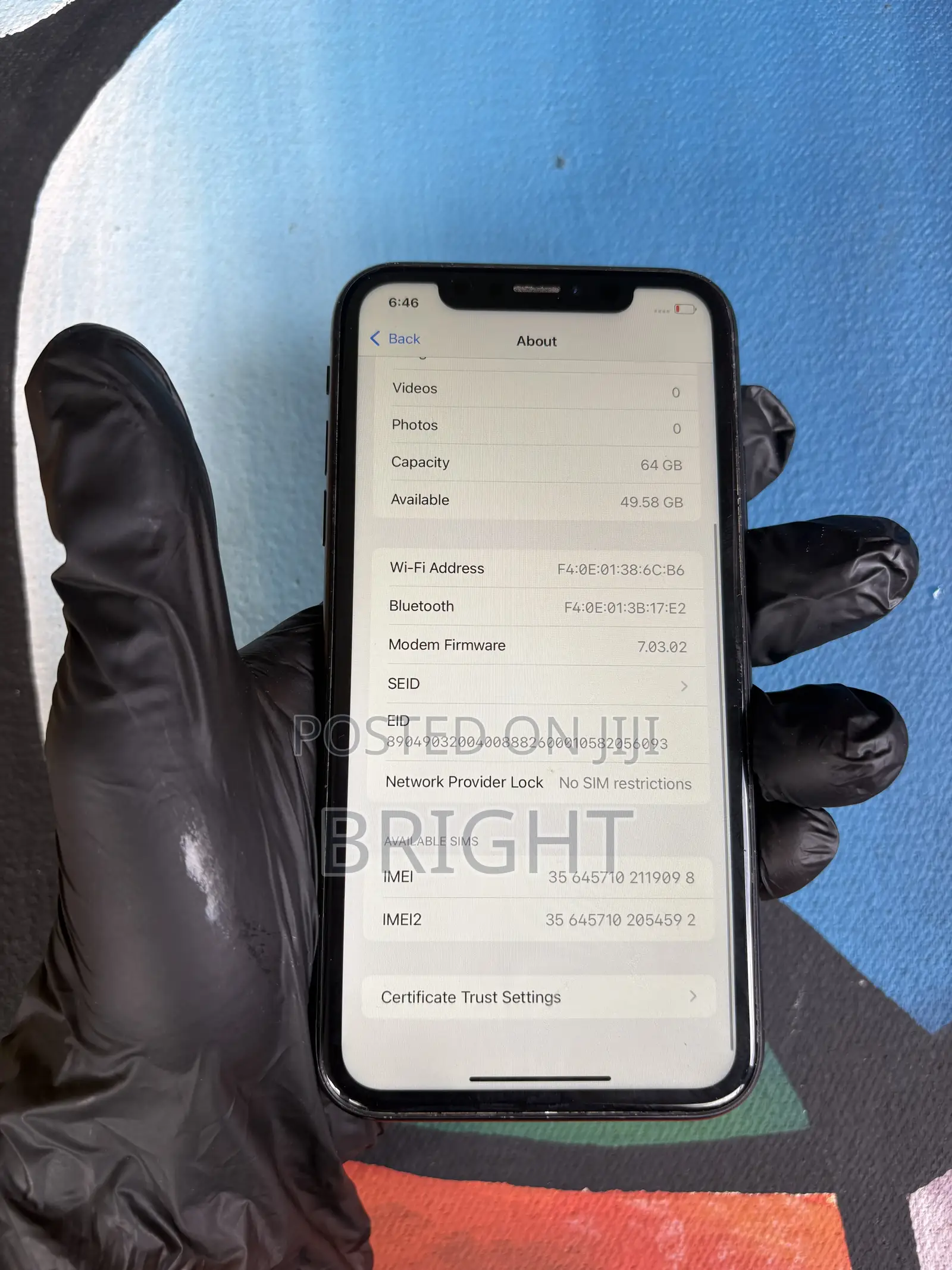 Apple iPhone XR 64 GB Black