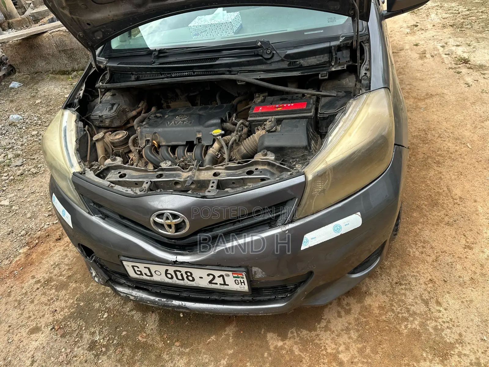 Toyota Yaris 2013 Gray