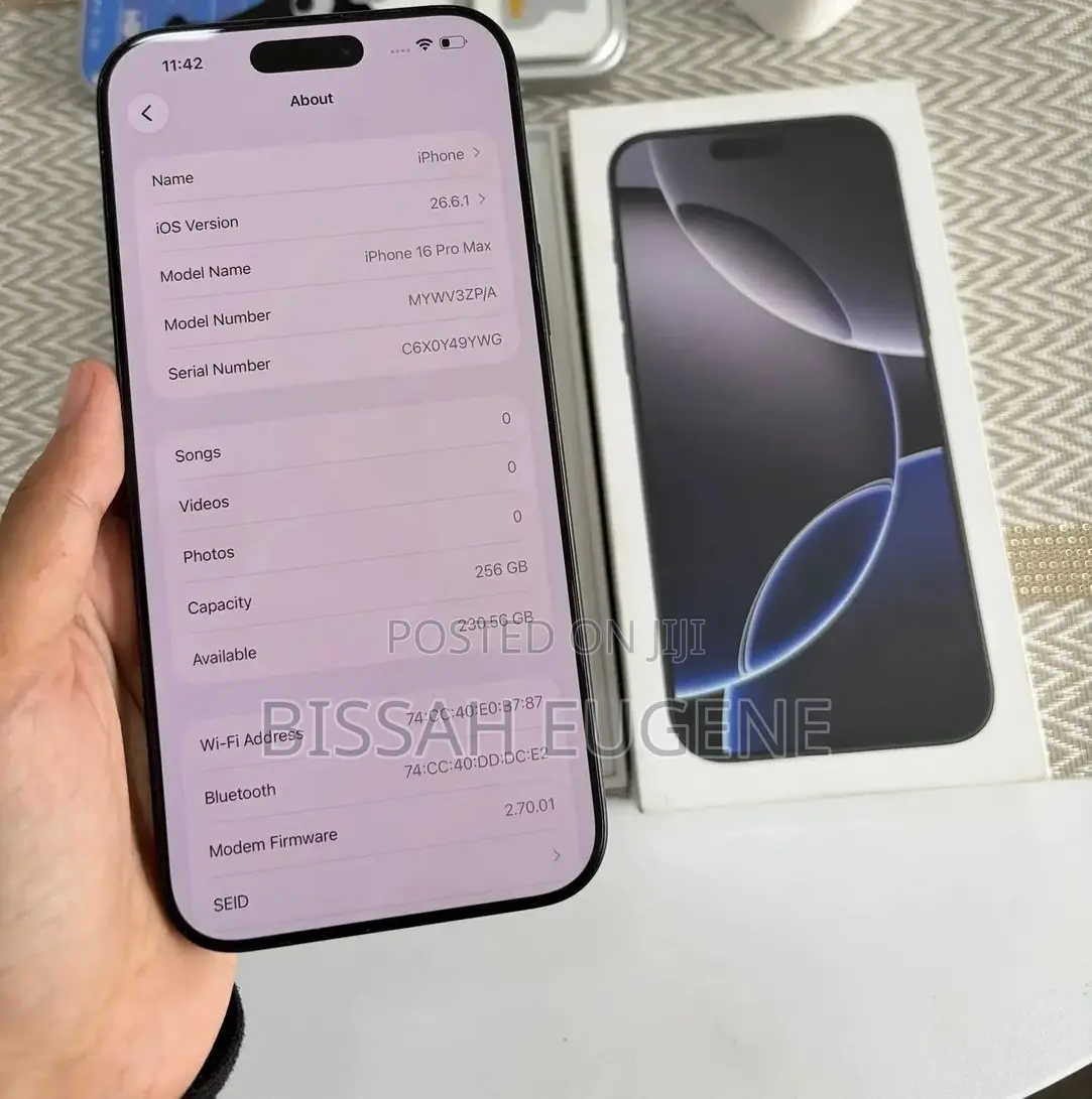 Apple iPhone 16 Pro Max 256 GB Black