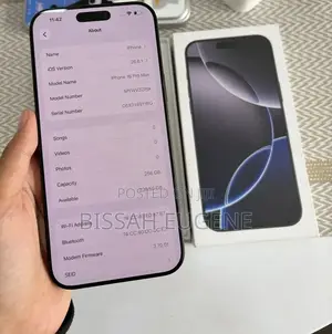 Apple iPhone 16 Pro Max 256 GB Black