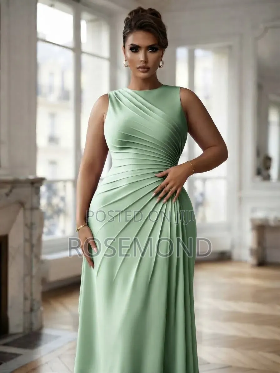 Pleated Maxi Dress