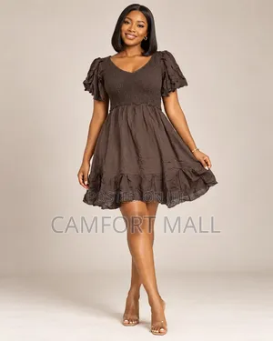 Plain Mini Dress 