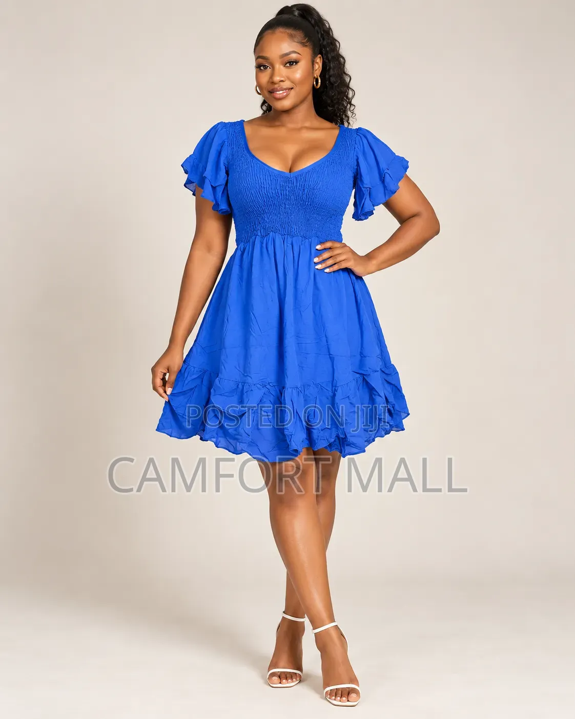 Plain Mini Dress 
