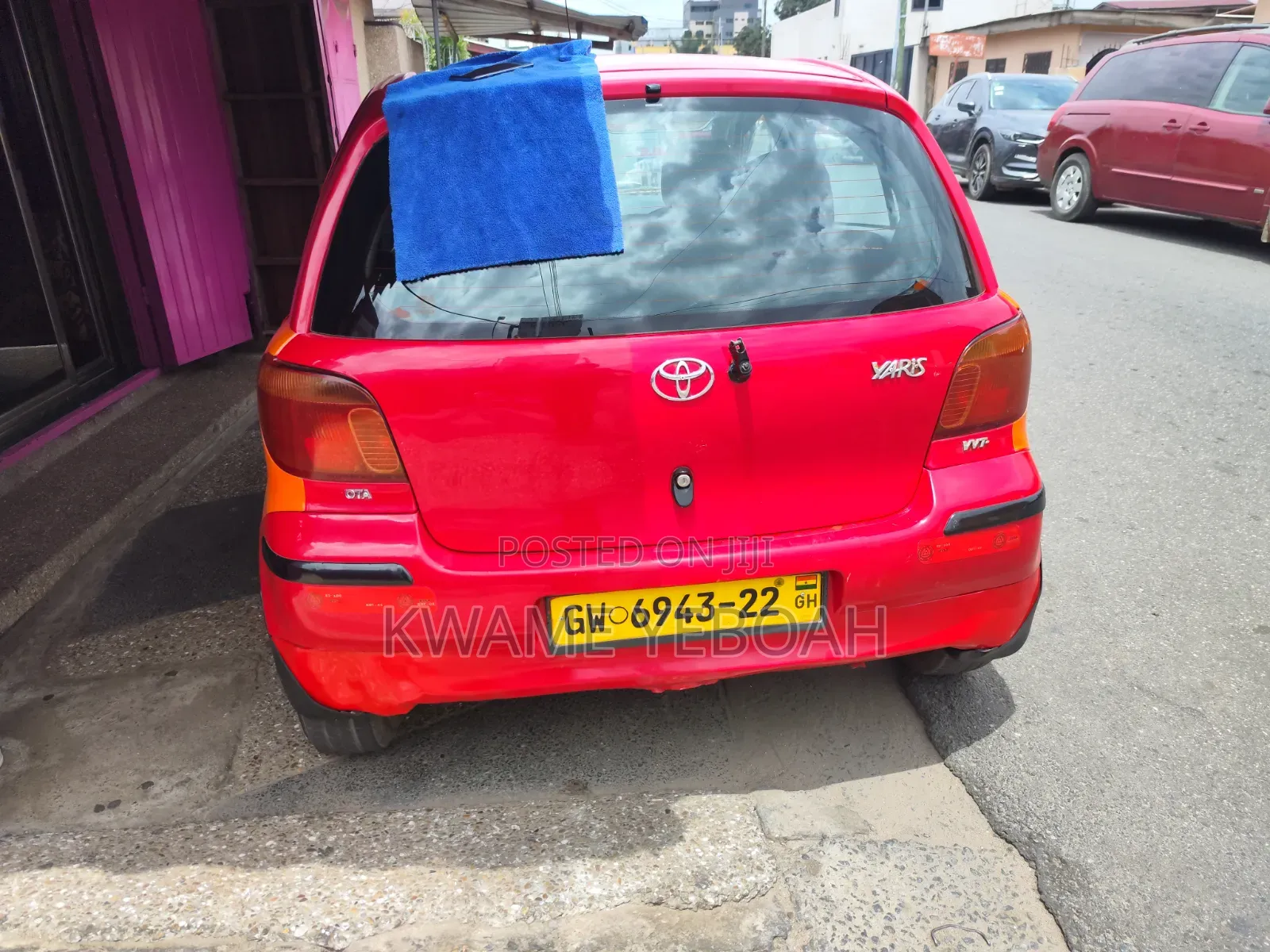 Toyota Yaris 1.0 2006 Red