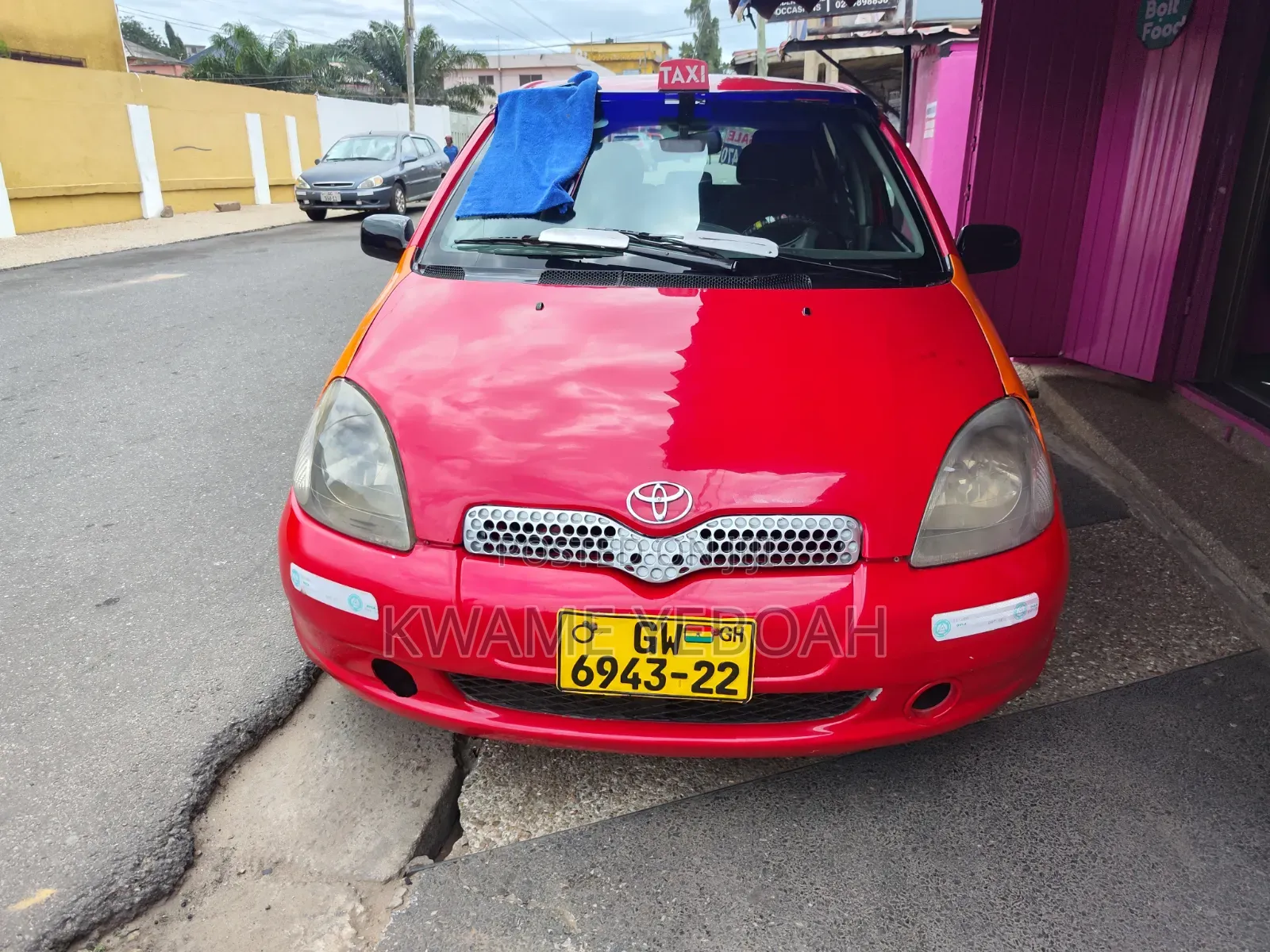 Toyota Yaris 1.0 2006 Red