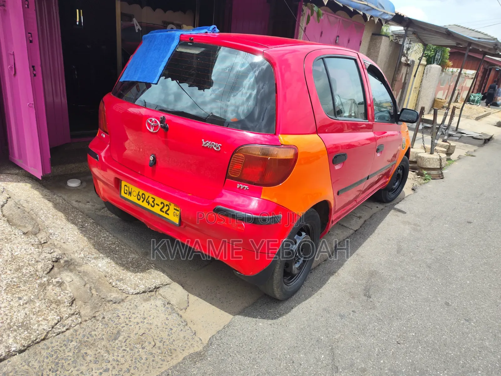 Toyota Yaris 1.0 2006 Red
