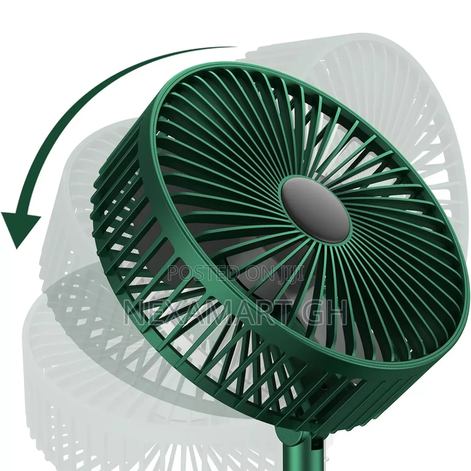 Rechargeable, Adjustable Desk Fan