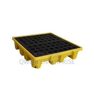 Heavy-Duty 4-Drum Spill Containment Pallet – 280L Sump Capacity
