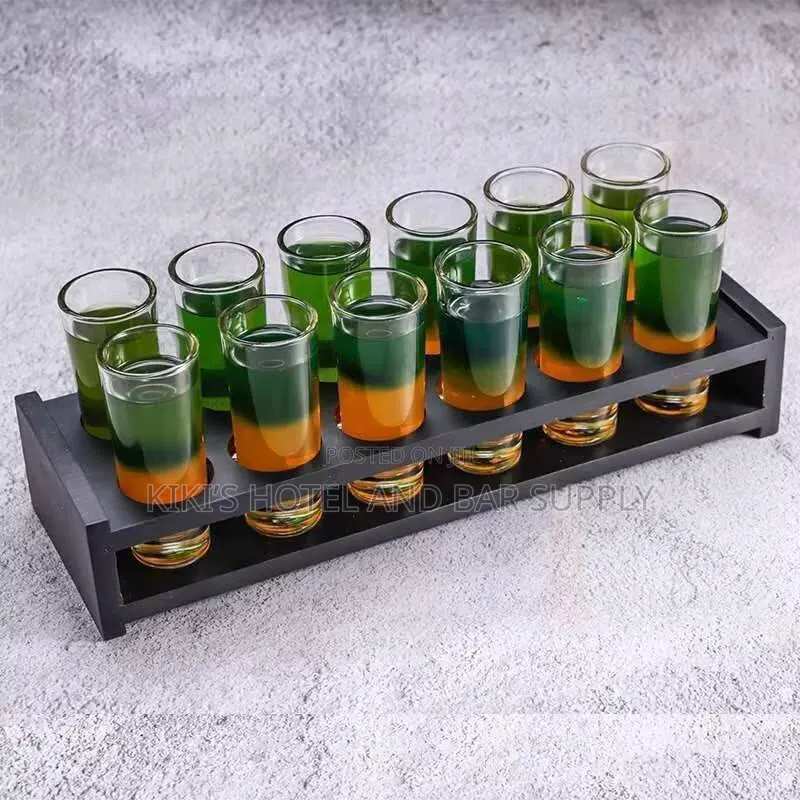 Double Tequila Shot Holder/Tray