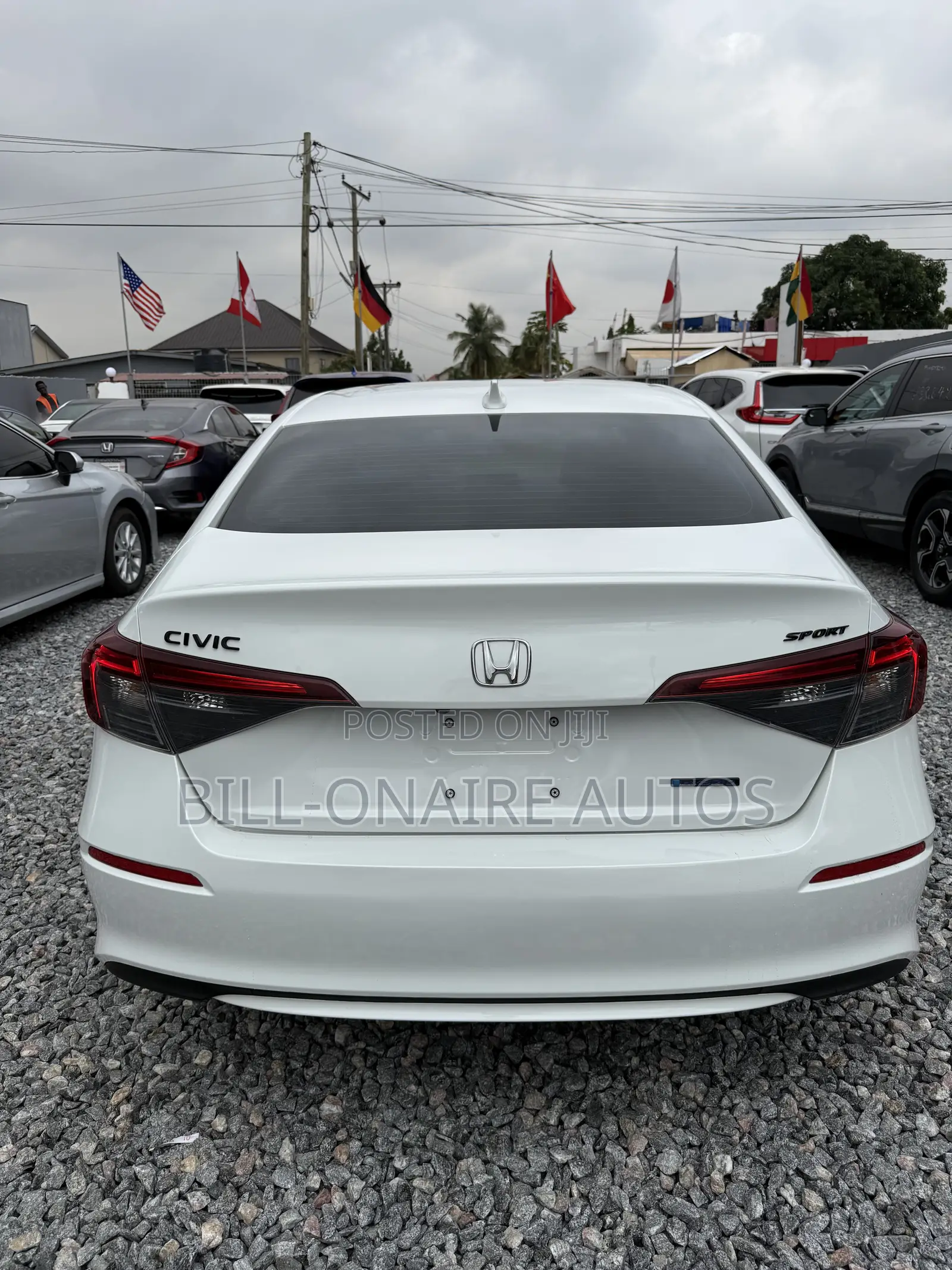 Honda Civic Sport Hybrid Sedan 2026 White