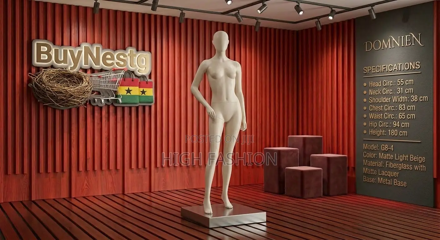 Full-Body Off-White Customizable Color Free Shoe Mannequin