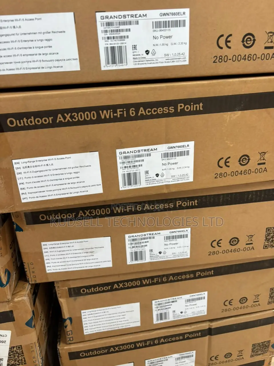 Grandstream Outdoor AX3000 Wi-Fi 6 Access Point
