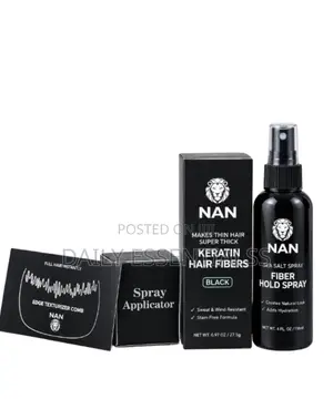 NAN Black Hair Fibers – Natural Hair Thickening