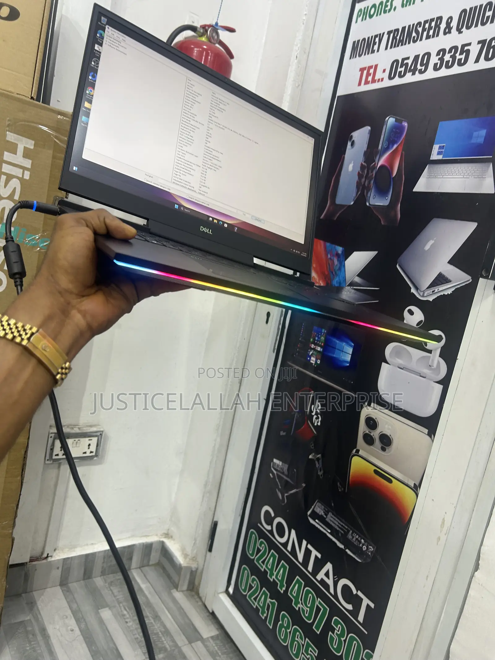 Laptop Dell G7 17 7700 16GB Intel Core i7 SSD 512GB