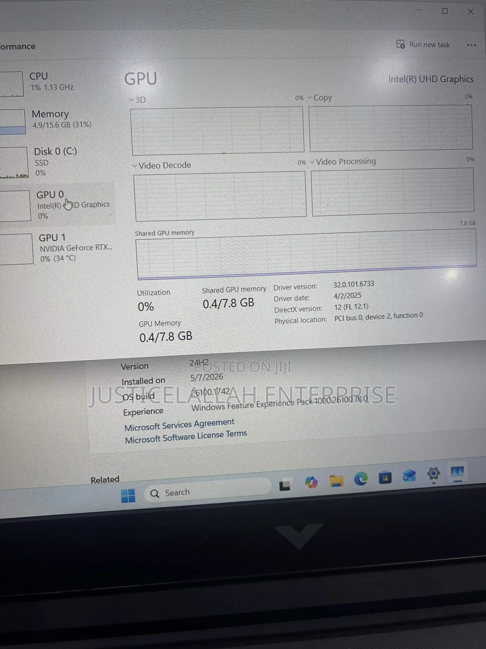 Laptop HP Victus 15 16GB Intel Core i5 SSD 1T