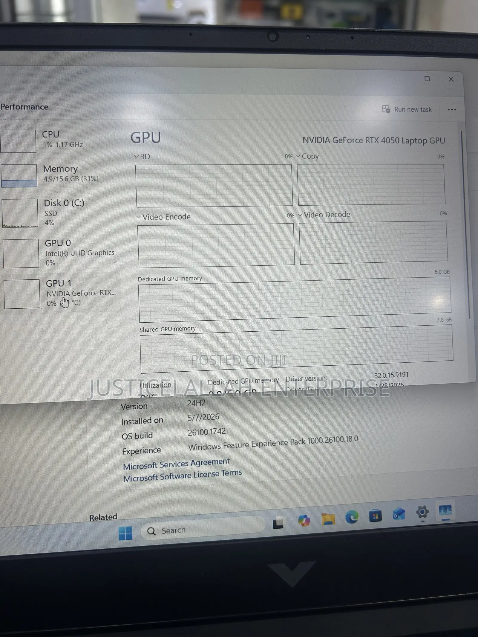 Laptop HP Victus 15 16GB Intel Core i5 SSD 1T