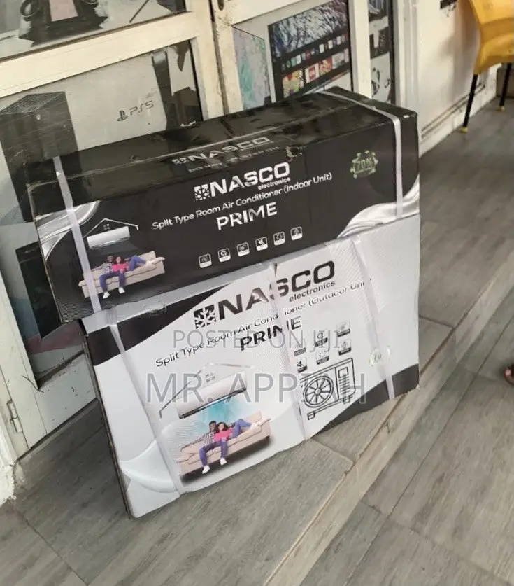 Check Out Affordable Nasco 1.5hp Non Inverter AC(Silver) 