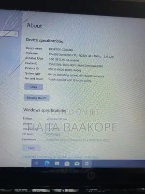 Laptop HP 15 8GB Intel HDD 500GB