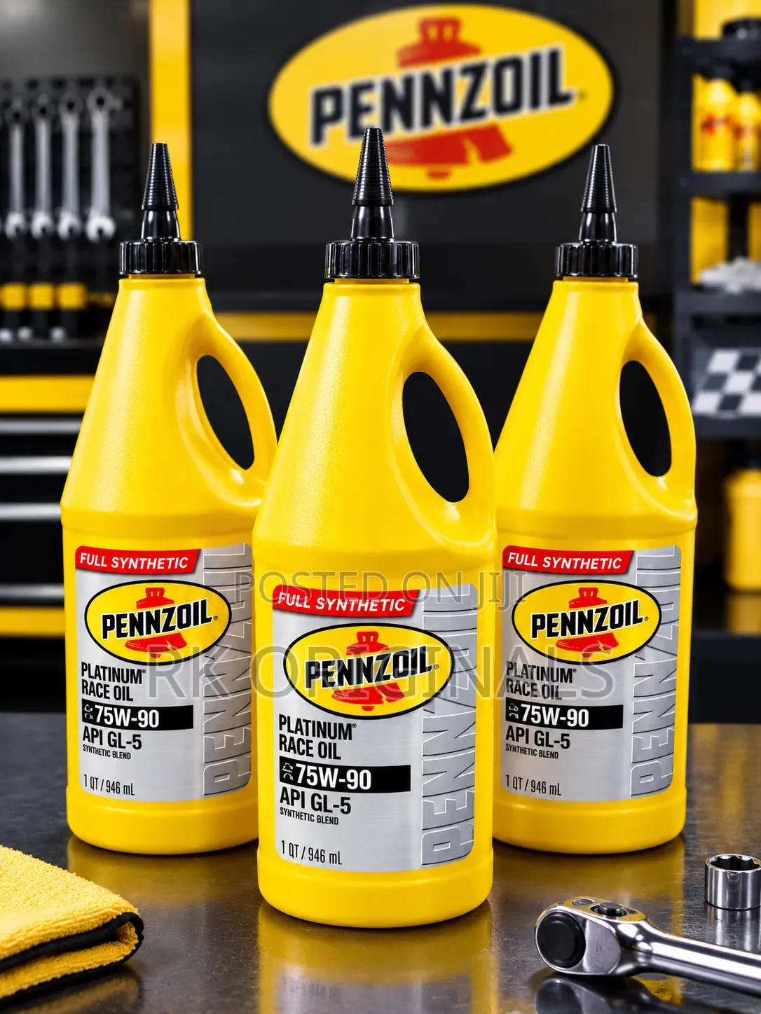 Pennzoil 75W90 1L Axle/Differential/Gear Oil Imported From USA