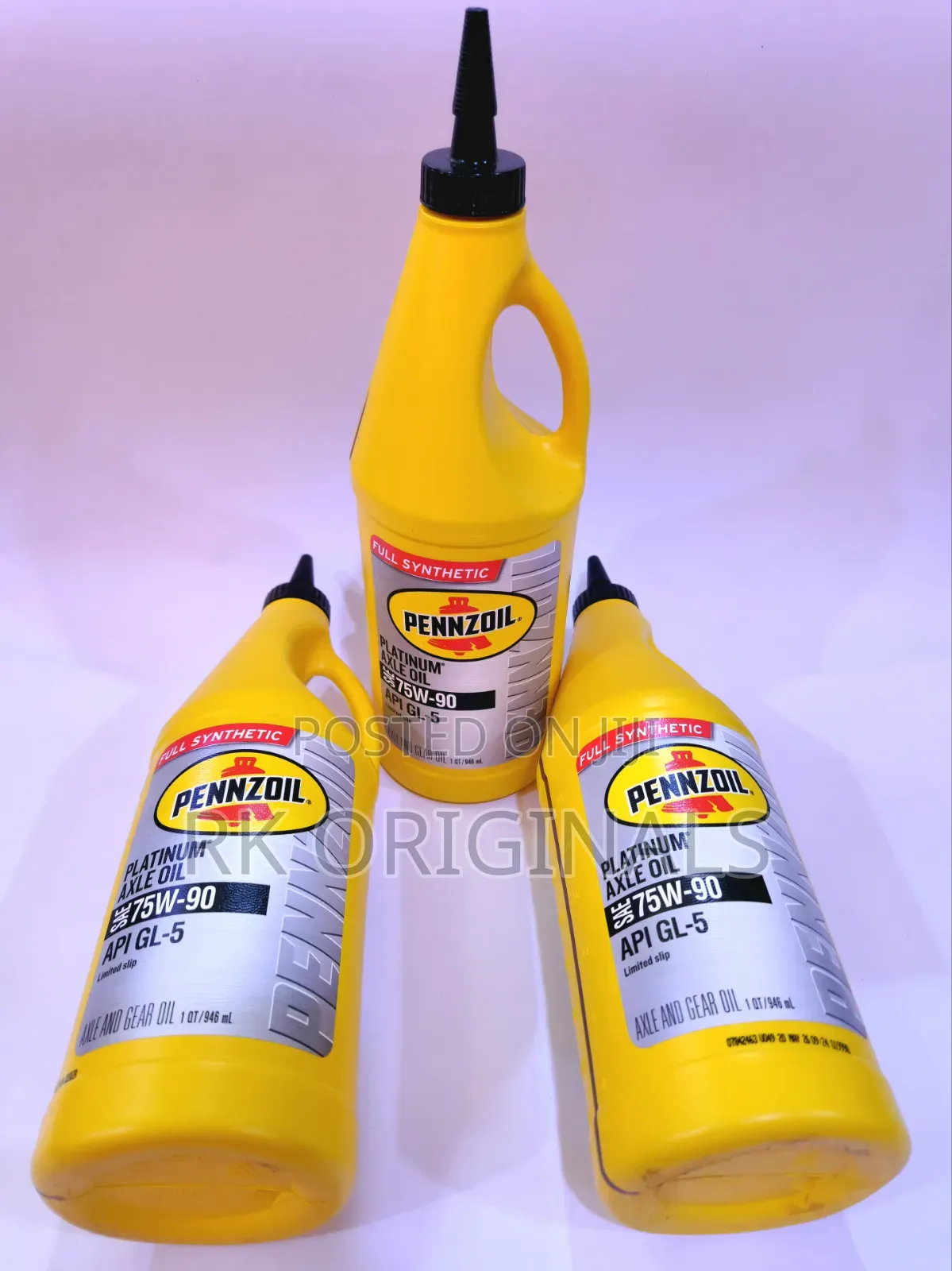 Pennzoil 75W90 1L Axle/Differential/Gear Oil Imported From USA