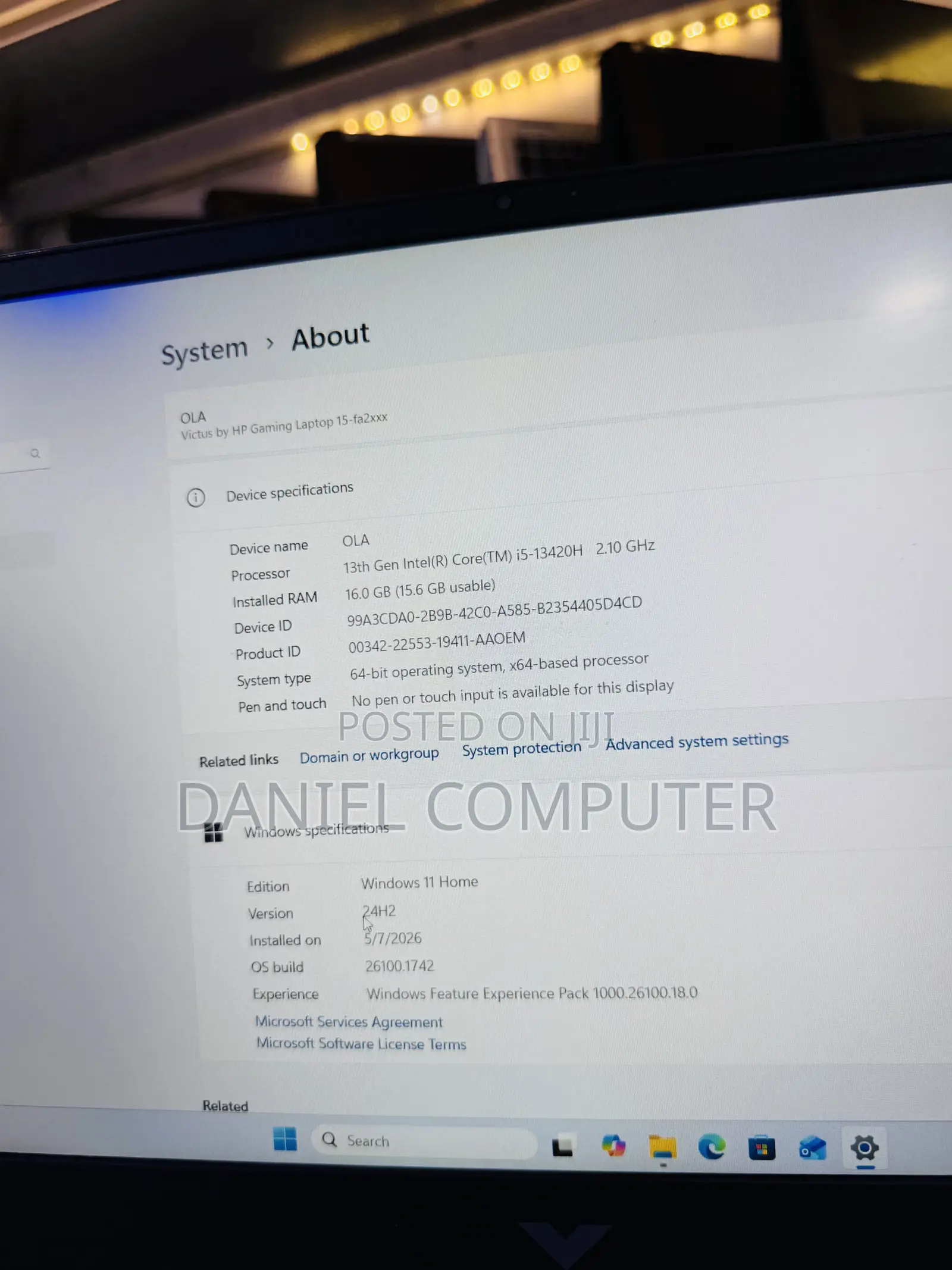 Laptop HP Victus 15 16GB Intel Core i5 SSD 512GB