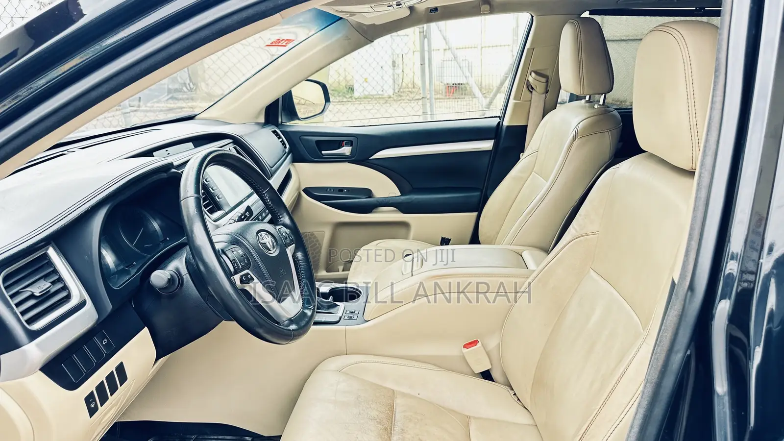 Toyota Highlander XLE V6 4x4 (3.5L 6cyl 6A) 2016 Black