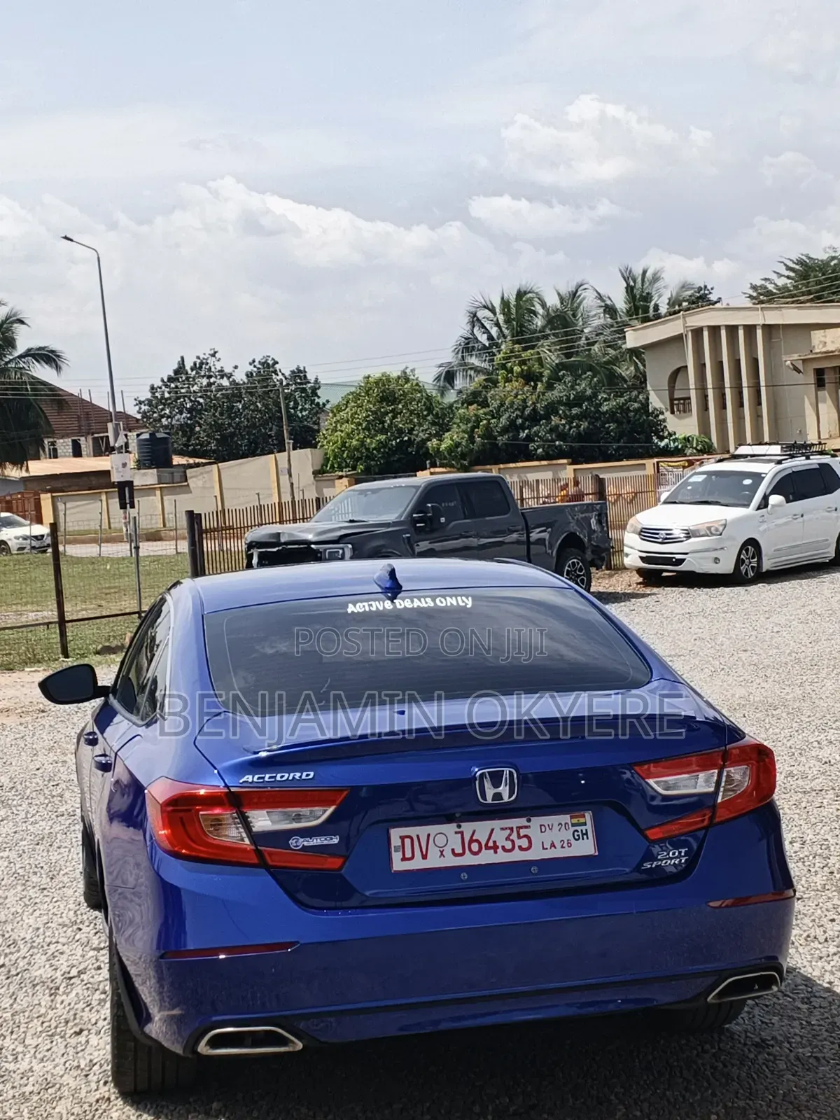 Honda Accord Sport (2.0L 4cyl Turbo 10A) 2019 Blue