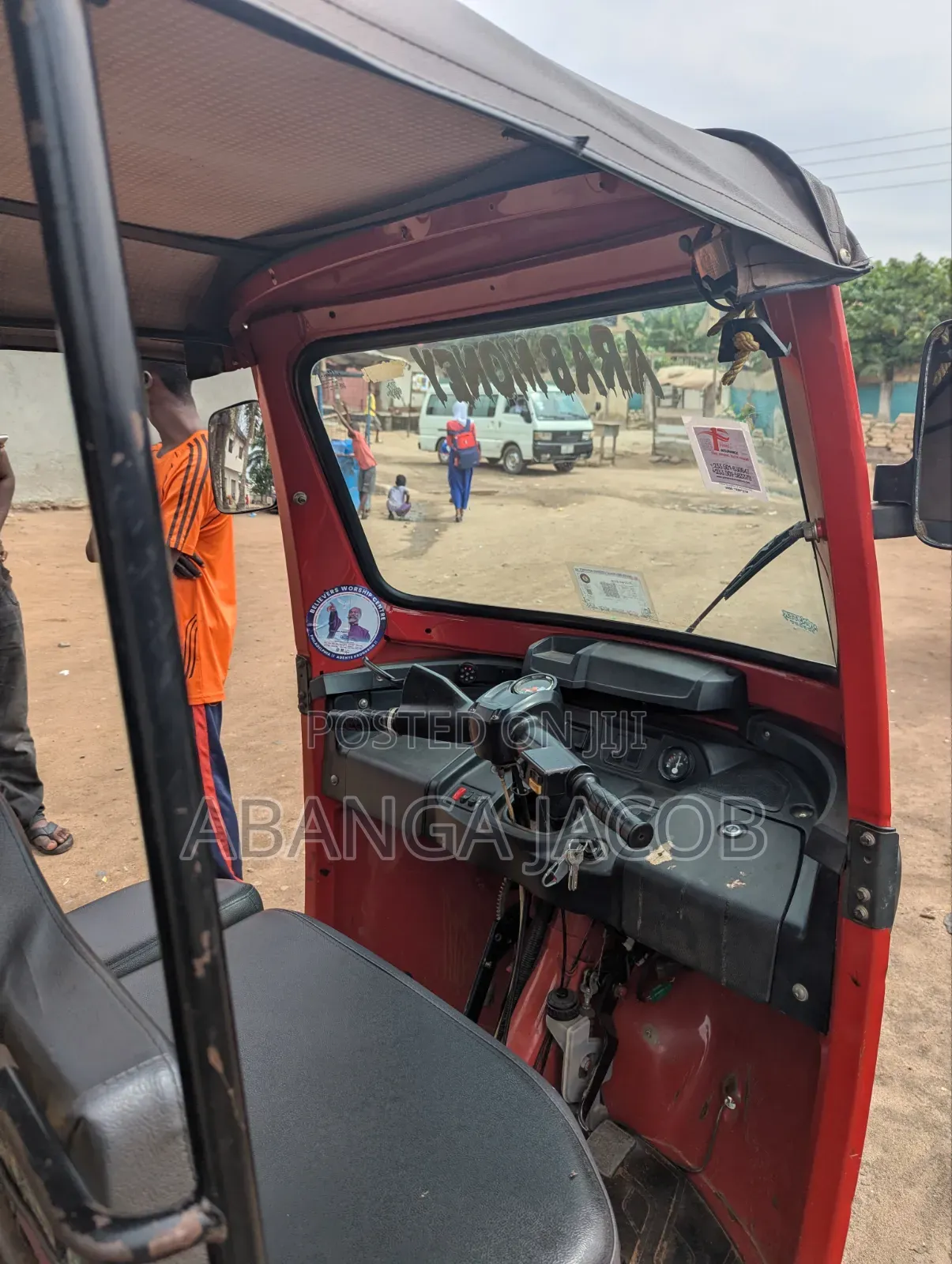 TVS King Deluxe Plus iTouch Start 2025 Red