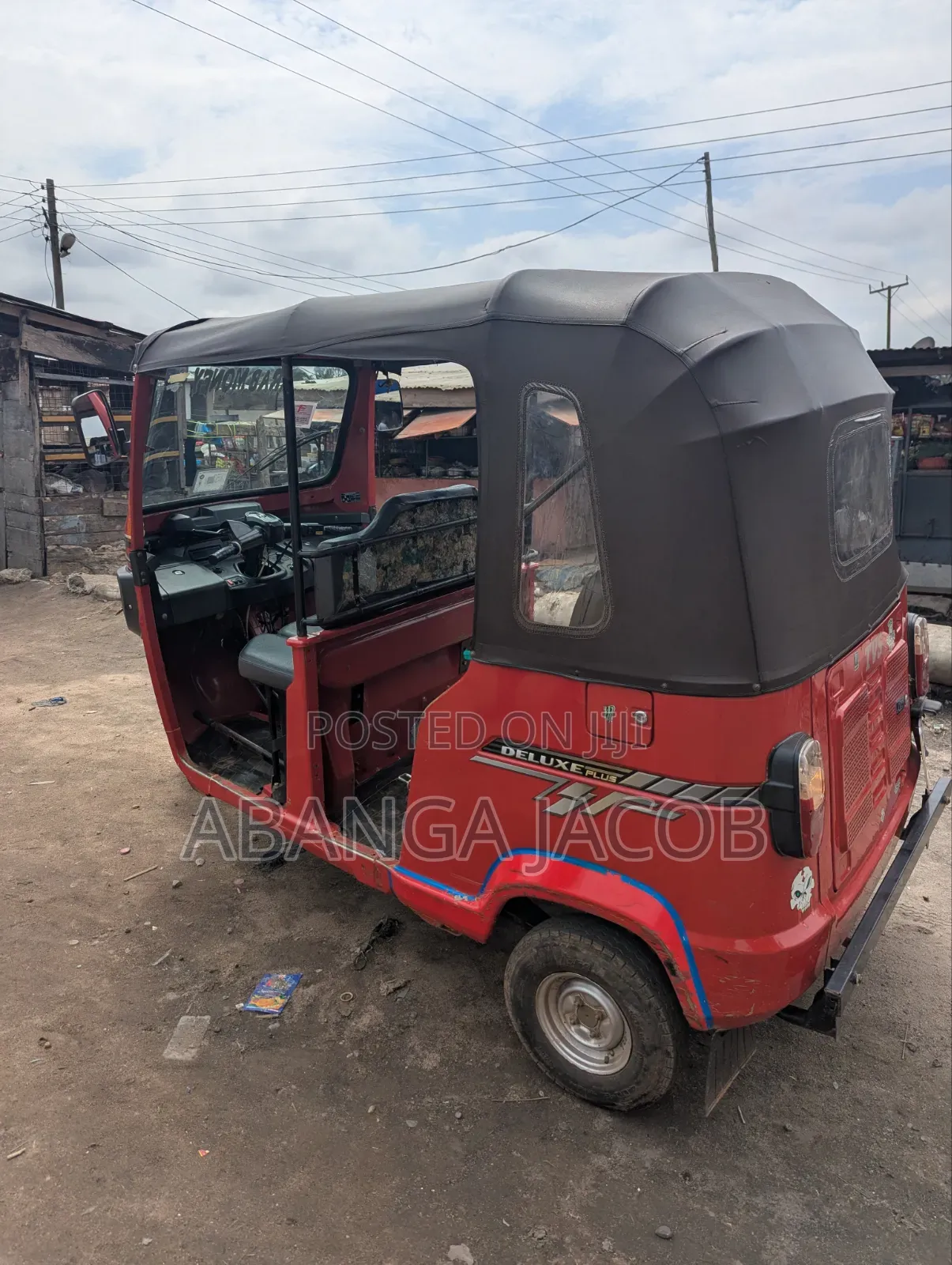 TVS King Deluxe Plus iTouch Start 2025 Red