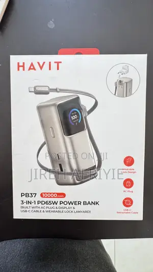 3 in 1 HAVIT POWER BANKS