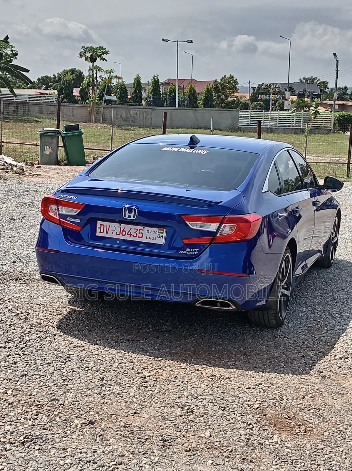 Honda Accord Sport (2.0L 4cyl Turbo 6M) 2019 Blue