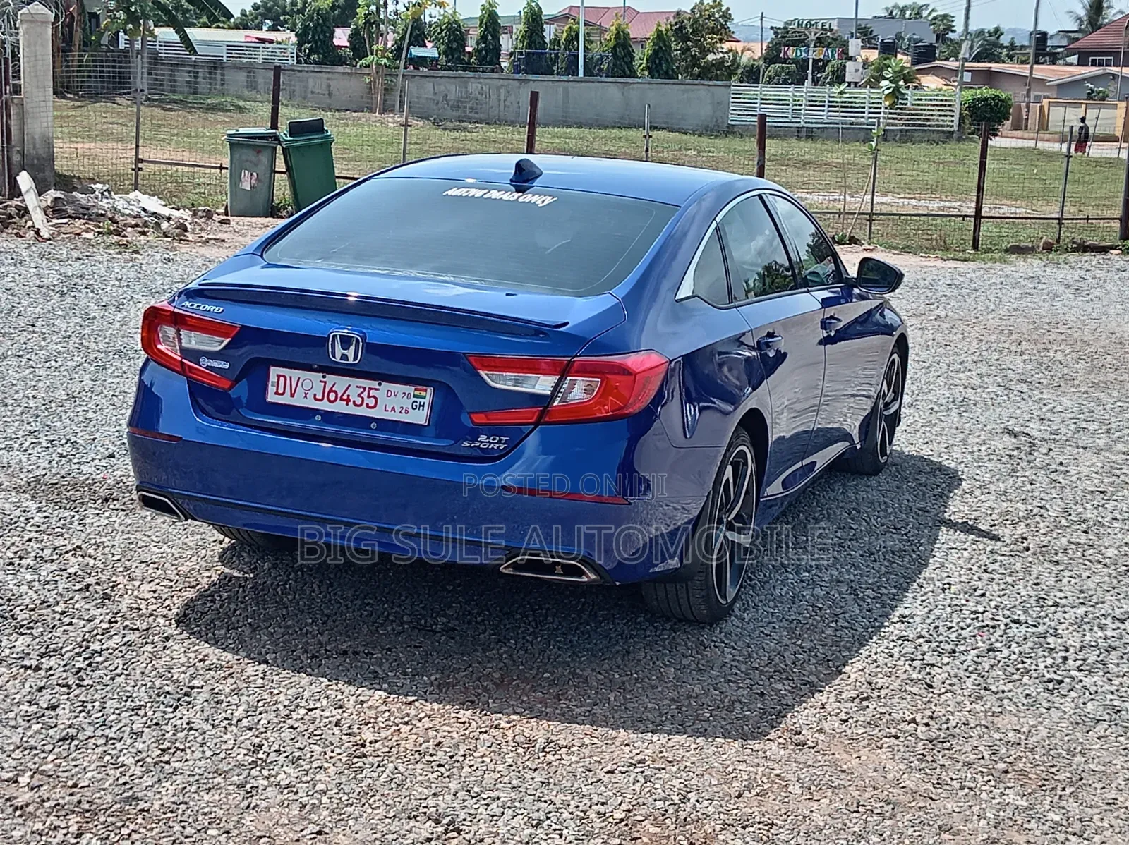 Honda Accord Sport (2.0L 4cyl Turbo 6M) 2019 Blue