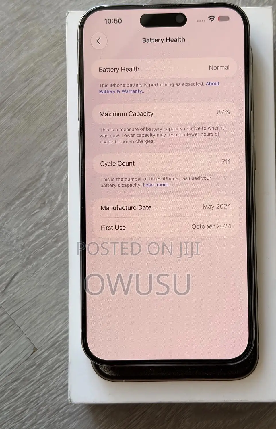 Apple iPhone 15 Pro Max 256 GB Silver
