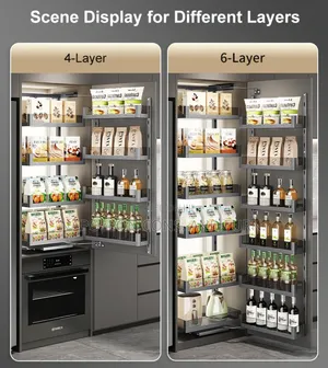 6 Layer Pantry Pull Out Tray