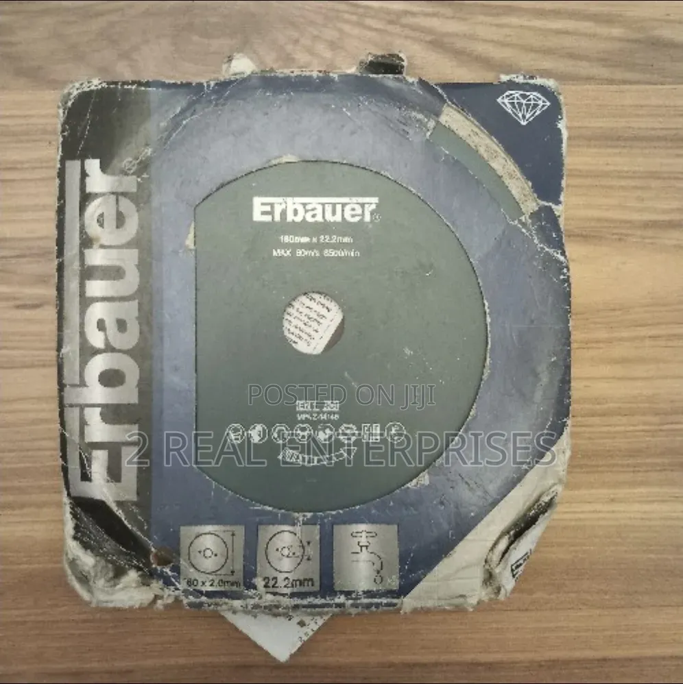 Erbauer 180mm X 22.2mm Continuous Rim Diamond Tile Cutting Blade