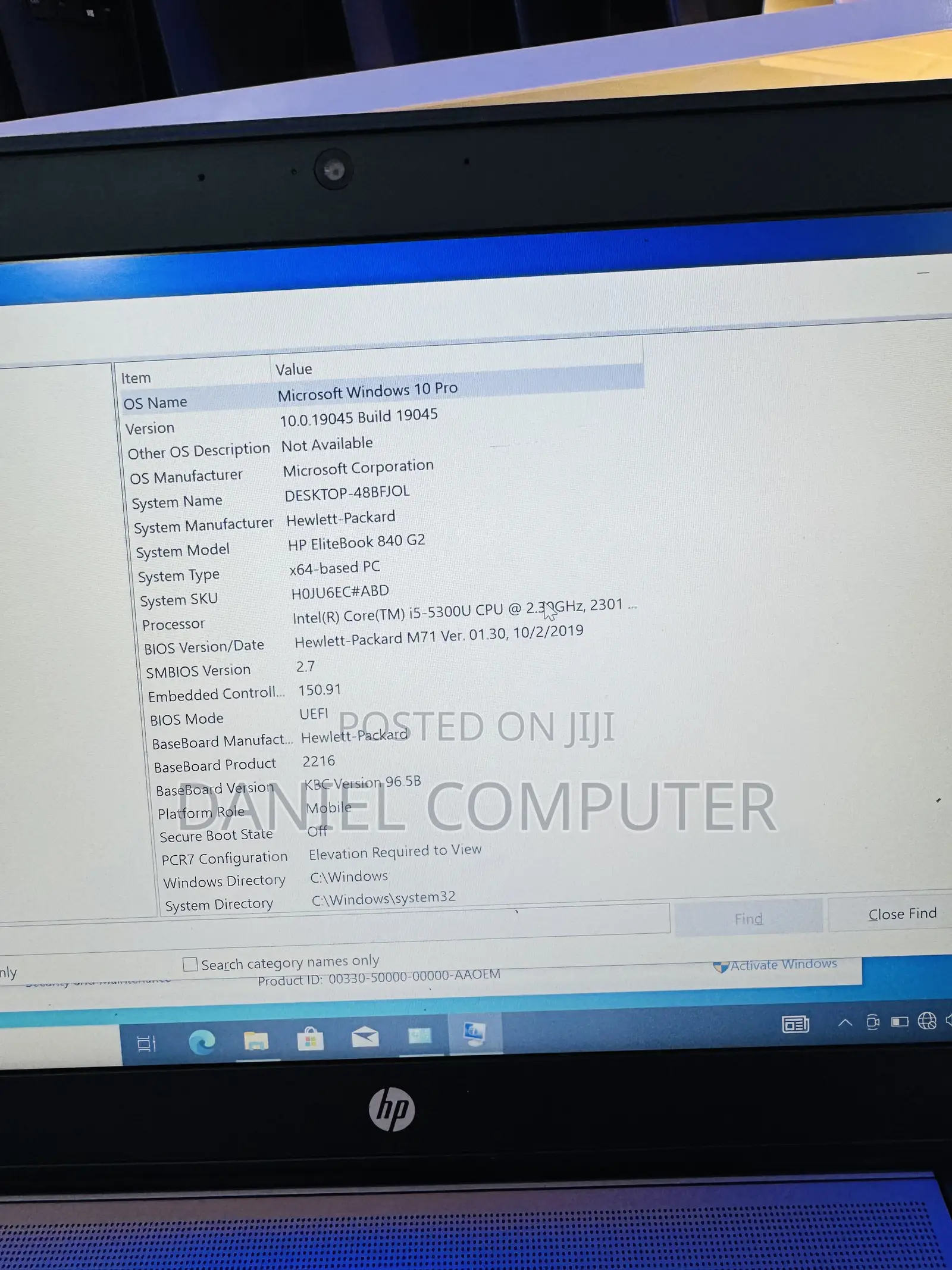 Laptop HP EliteBook 840 G2 8GB Intel Core i5 SSD 128GB