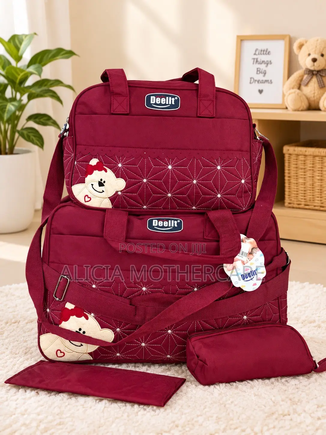 Deellt 2n1 Diaper Bag