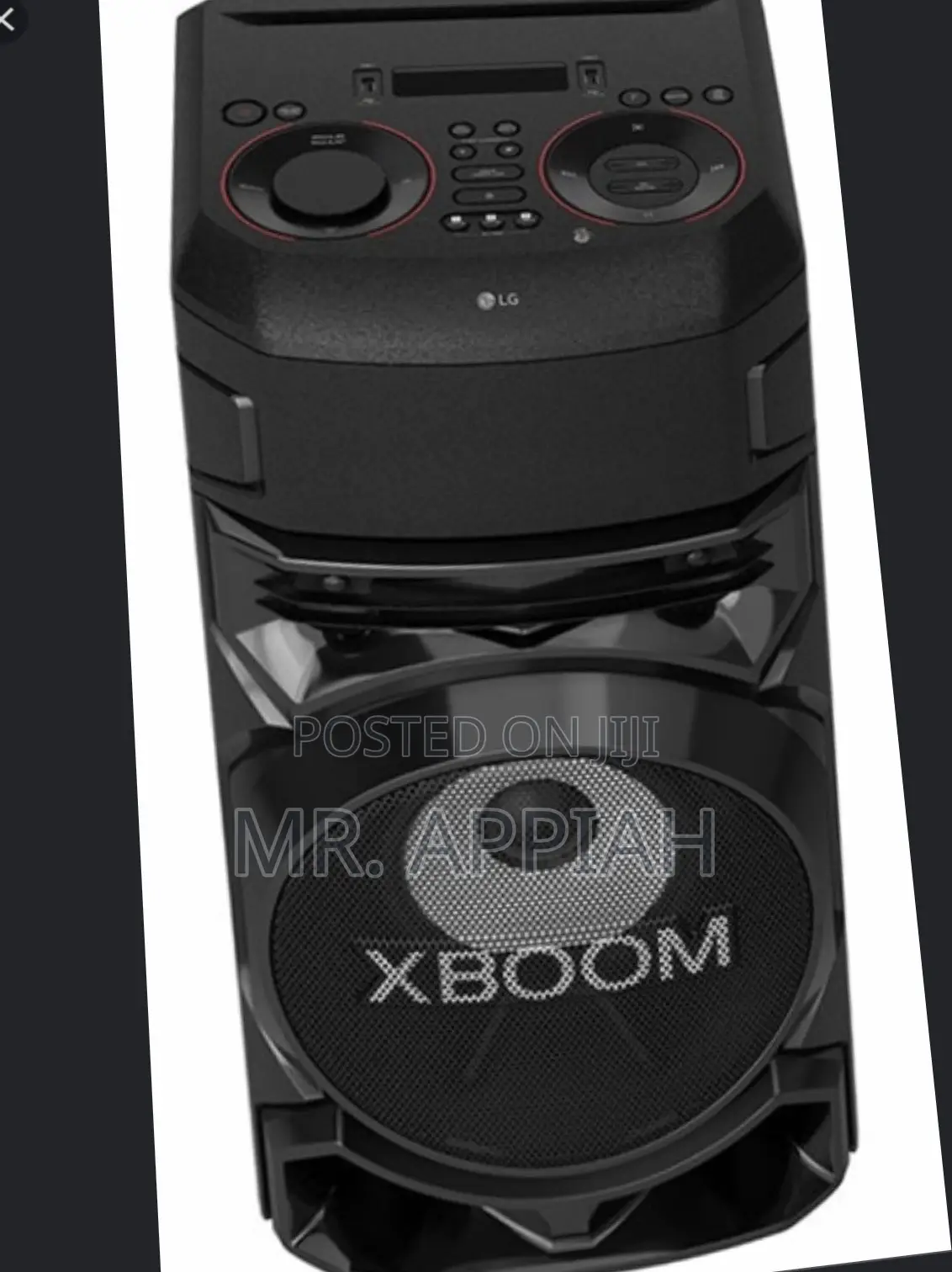 New LG 500Watt Bluetooth Party Speaker(RNC5) Black