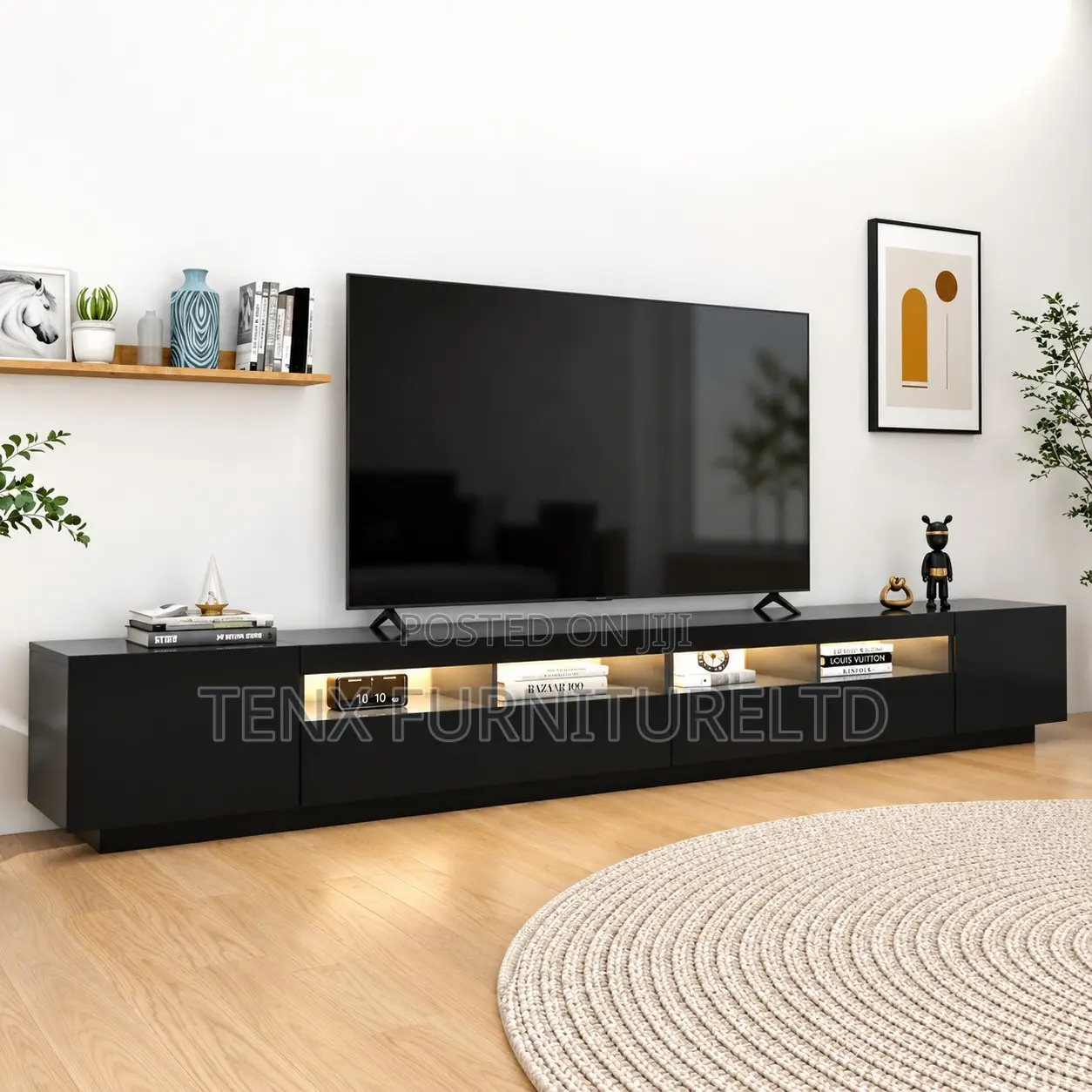 TV Stand (Le Exquisite)BLK