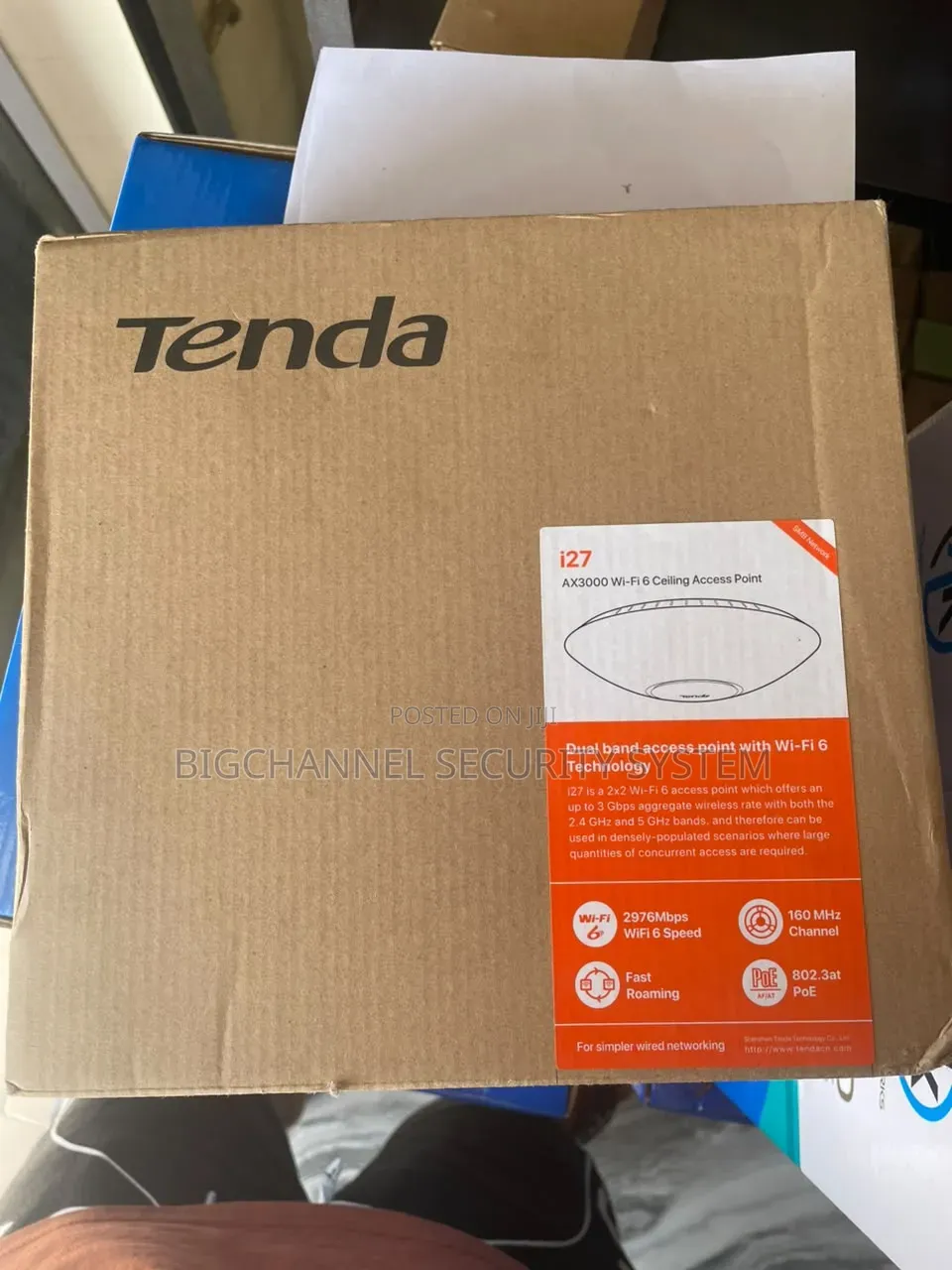 Tenda Ax3000 Wifi 6 Ceiling Access Point