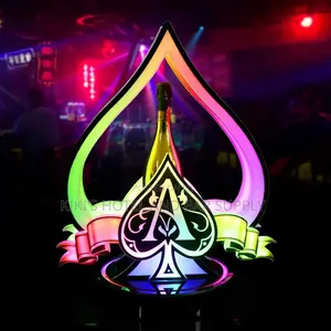 LED Acrylic Aces of Spade for Nightclub
