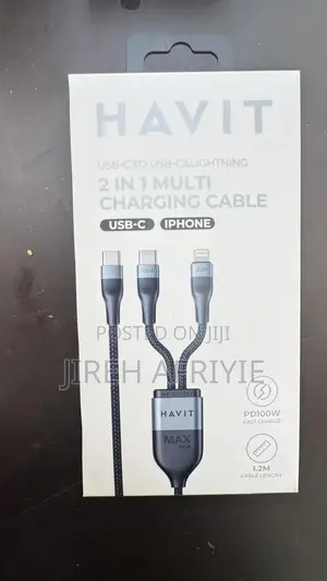 HAVIT 2 in 1 Charging Cable