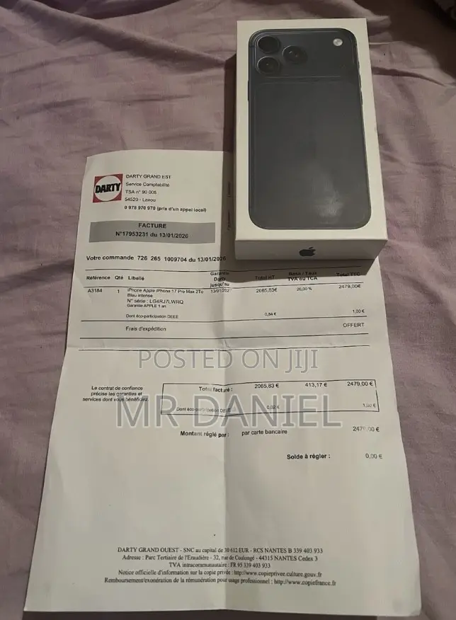 New Apple iPhone 18 Pro Max 1 TB Black