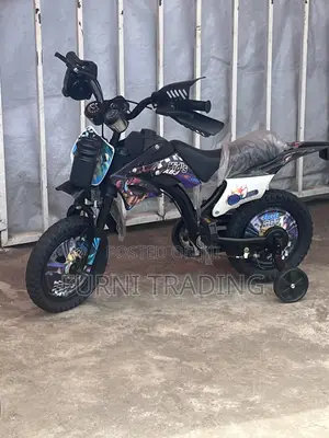 Motorcycle-Style Kids Bike