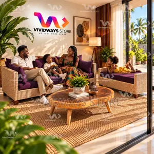 Abel Sofa Set | Seagrass Woven Sofa Set