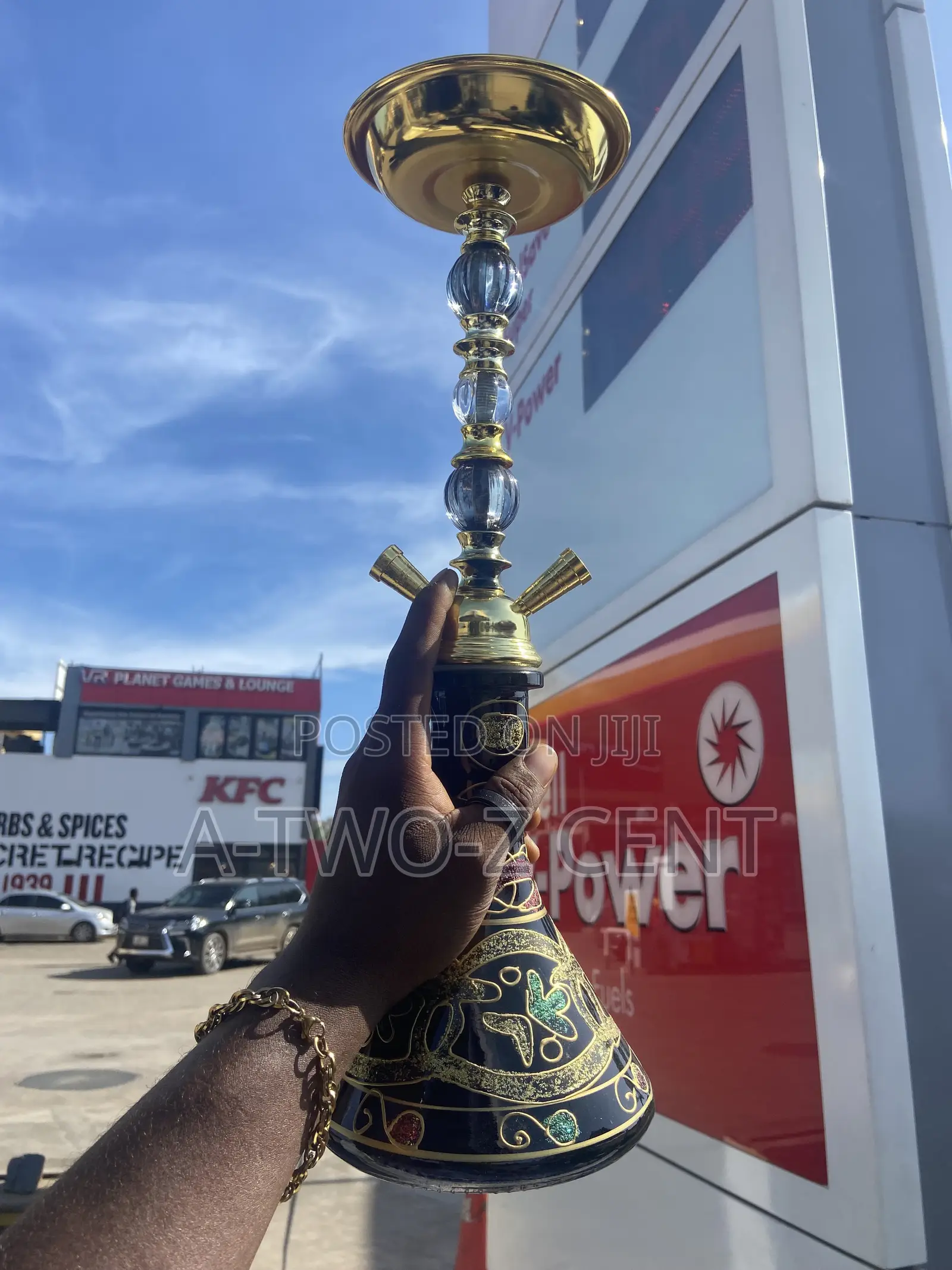 New 2 Pip Shisha Pot With All Accessories