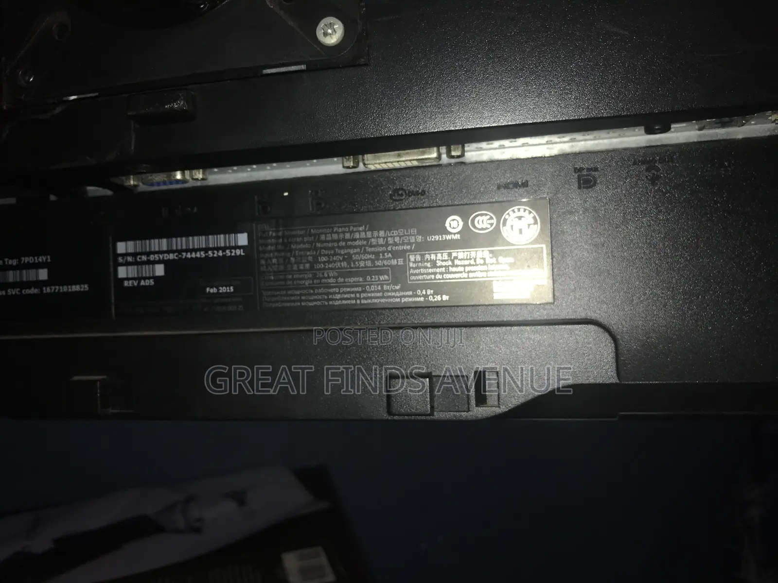 Dell Monitor 29” Wide IPS Screen