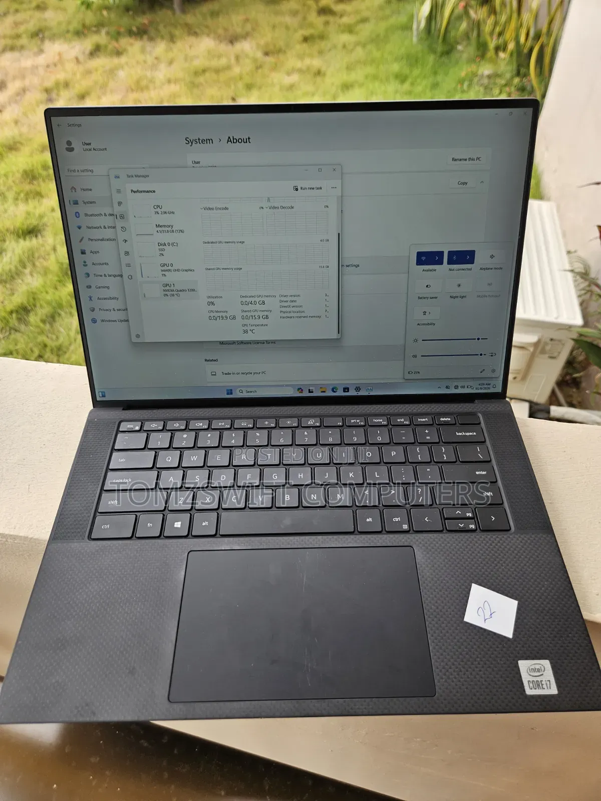 Laptop Dell Precision 5550 32GB Intel Core i7 SSD 1T