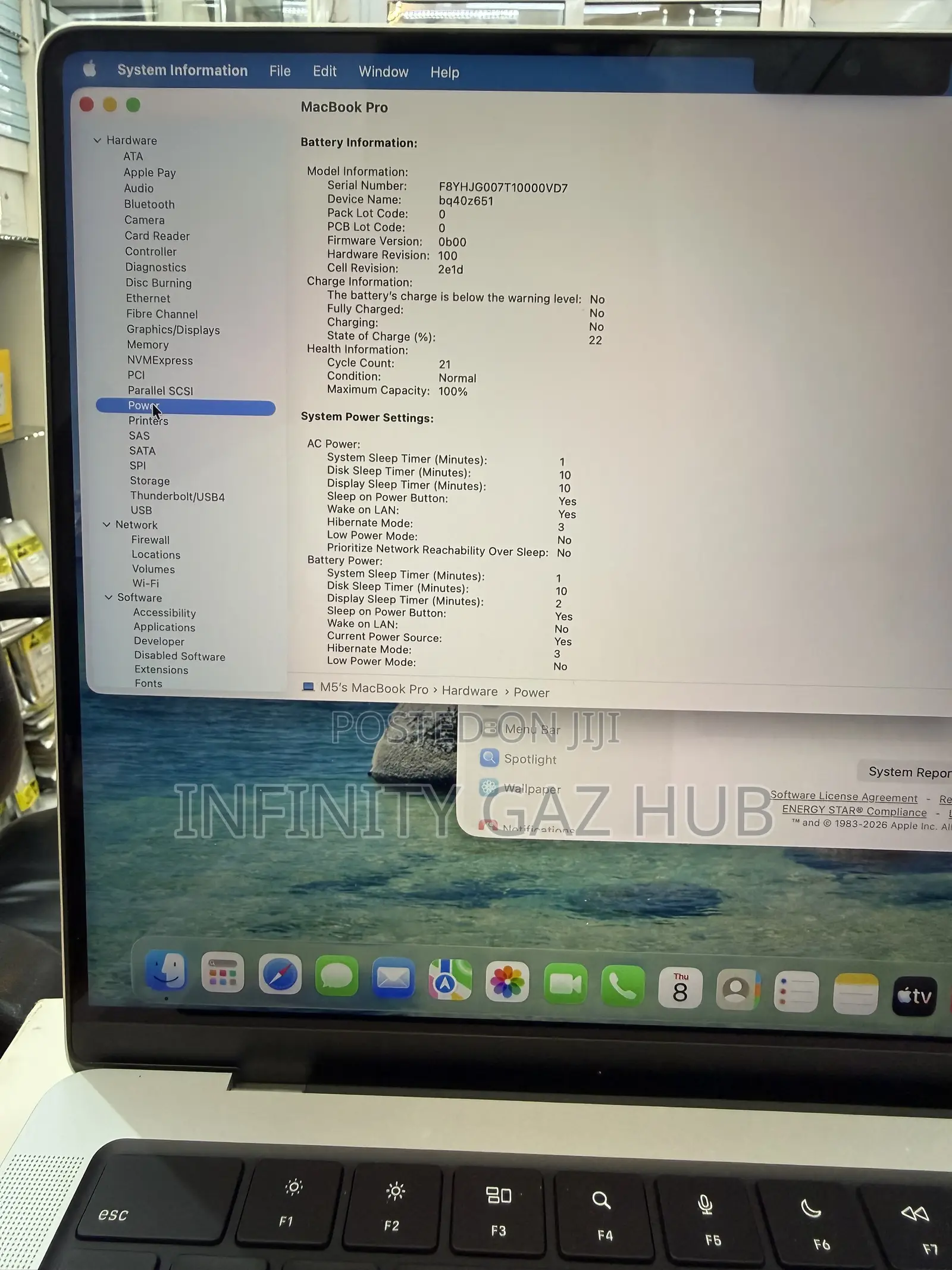 Laptop Apple MacBook Pro 2024 M4 16GB Apple M4 SSHD (Hybrid) 512GB